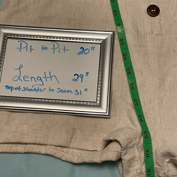 Allie Rose Linen Romper, Size L - Picture 6 of 6